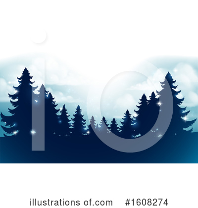 Forest Clipart #1608274 by AtStockIllustration