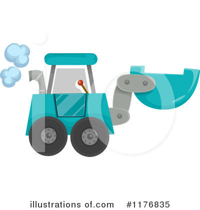 Royalty-Free (RF) Excavator Clipart Illustration by BNP Design Studio - Stock Sample #1176835
