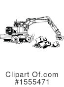 Excavator Clipart #1555471 by dero