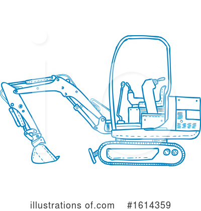 Mechanical Digger Clipart #1614359 by patrimonio
