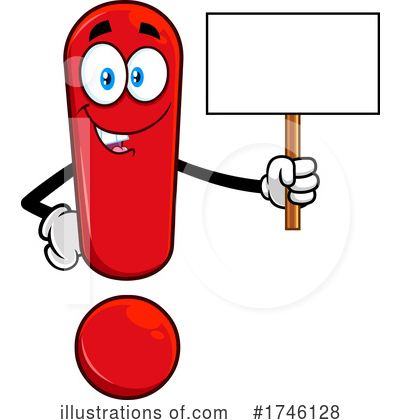 Royalty-Free (RF) Exclamation Point Clipart Illustration by Hit Toon - Stock Sample #1746128