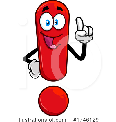 Royalty-Free (RF) Exclamation Point Clipart Illustration by Hit Toon - Stock Sample #1746129