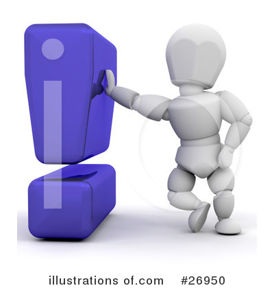 Royalty-Free (RF) Exclamation Point Clipart Illustration by KJ Pargeter - Stock Sample #26950
