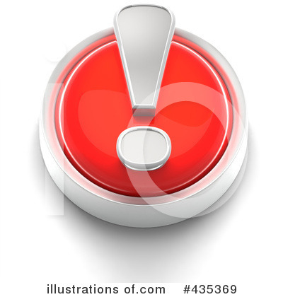 Royalty-Free (RF) Exclamation Point Clipart Illustration by Tonis Pan - Stock Sample #435369