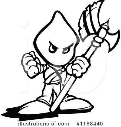 Royalty-Free (RF) Executioner Clipart Illustration by Chromaco - Stock Sample #1188440