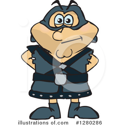 Royalty-Free (RF) Executioner Clipart Illustration by Dennis Holmes Designs - Stock Sample #1280286