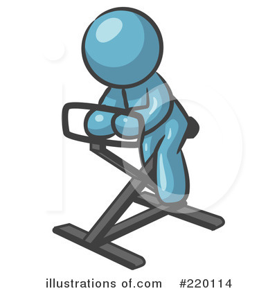 Royalty-Free (RF) Exercise Clipart Illustration by Leo Blanchette - Stock Sample #220114