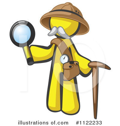 Yellow Design Mascot Clipart #1122233 by Leo Blanchette