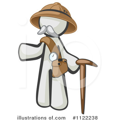 White Design Mascot Clipart #1122238 by Leo Blanchette