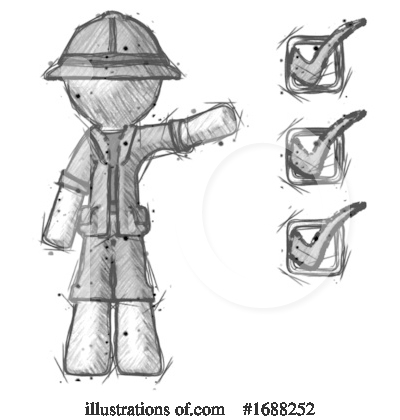 Royalty-Free (RF) Explorer Clipart Illustration by Leo Blanchette - Stock Sample #1688252