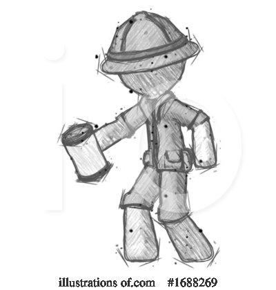 Royalty-Free (RF) Explorer Clipart Illustration by Leo Blanchette - Stock Sample #1688269