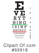 Eye Chart Clipart #93918 by Arena Creative