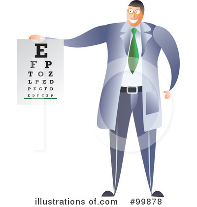 Royalty-Free (RF) Eye Chart Clipart Illustration by Prawny - Stock Sample #99878