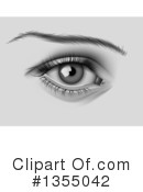 Eye Clipart #1355042 by vectorace