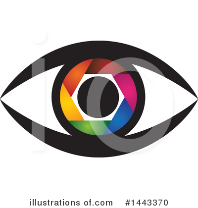 Royalty-Free (RF) Eye Clipart Illustration by ColorMagic - Stock Sample #1443370