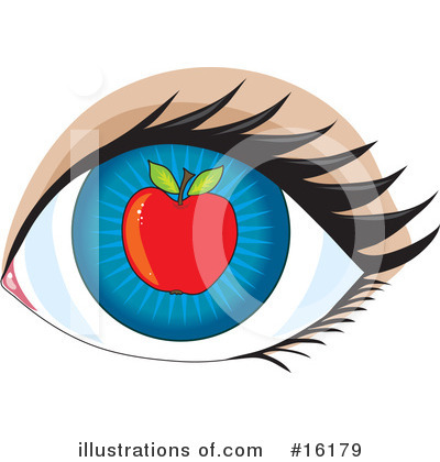 Royalty-Free (RF) Eye Clipart Illustration by Maria Bell - Stock Sample #16179