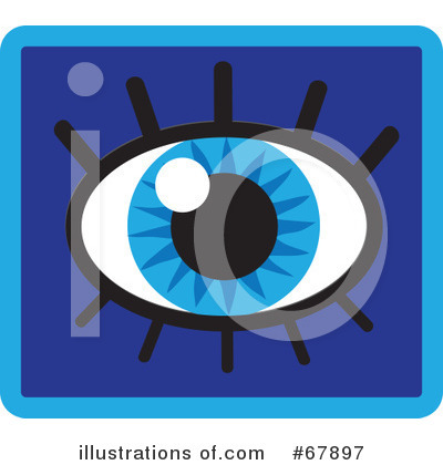 Royalty-Free (RF) Eye Clipart Illustration by Rosie Piter - Stock Sample #67897