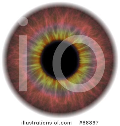 Royalty-Free (RF) Eye Clipart Illustration by Arena Creative - Stock Sample #88867