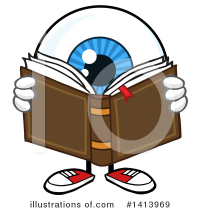 Royalty-Free (RF) Eyeball Character Clipart Illustration by Hit Toon - Stock Sample #1413969