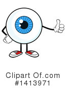 Eyeball Character Clipart #1413971 by Hit Toon
