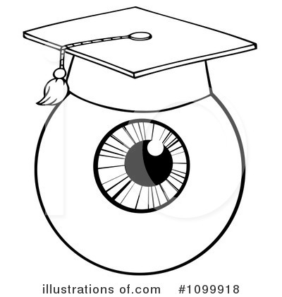 Royalty-Free (RF) Eyeball Clipart Illustration by Hit Toon - Stock Sample #1099918