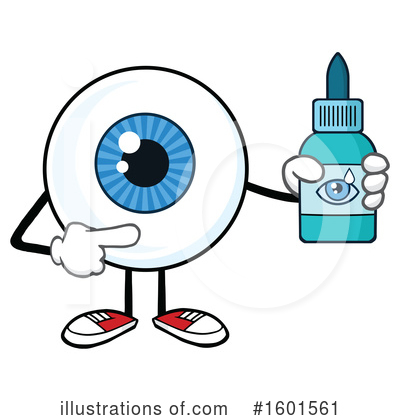 Royalty-Free (RF) Eyeball Clipart Illustration by Hit Toon - Stock Sample #1601561