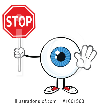 Royalty-Free (RF) Eyeball Clipart Illustration by Hit Toon - Stock Sample #1601563