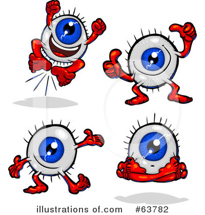 Royalty-Free (RF) Eyeball Clipart Illustration by Tonis Pan - Stock Sample #63782