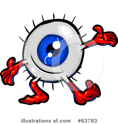 Royalty-Free (RF) Eyeball Clipart Illustration by Tonis Pan - Stock Sample #63783