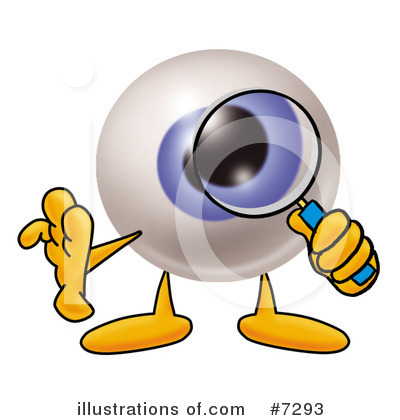 Royalty-Free (RF) Eyeball Clipart Illustration by Mascot Junction - Stock Sample #7293