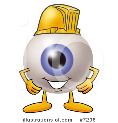 Royalty-Free (RF) Eyeball Clipart Illustration by Mascot Junction - Stock Sample #7296