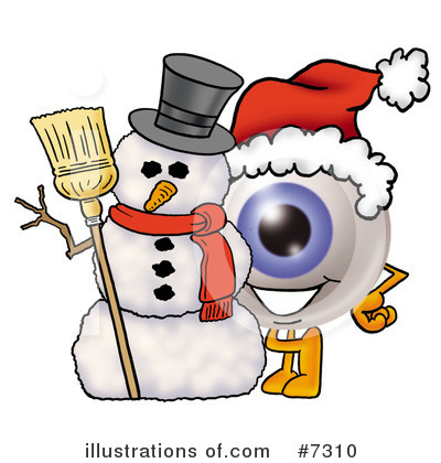 Royalty-Free (RF) Eyeball Clipart Illustration by Mascot Junction - Stock Sample #7310