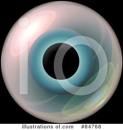 Royalty-Free (RF) Eyeball Clipart Illustration by Arena Creative - Stock Sample #84768