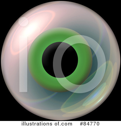 Royalty-Free (RF) Eyeball Clipart Illustration by Arena Creative - Stock Sample #84770