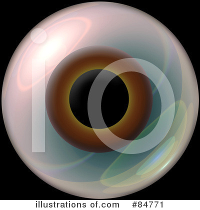 Royalty-Free (RF) Eyeball Clipart Illustration by Arena Creative - Stock Sample #84771