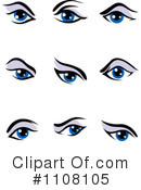 Eyes Clipart #1108105 by Vector Tradition SM