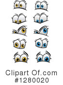 Eyes Clipart #1280020 by Vector Tradition SM