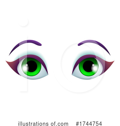 Eyes Clipart #1744754 by AtStockIllustration