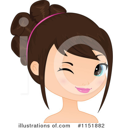 Royalty-Free (RF) Face Clipart Illustration by Melisende Vector - Stock Sample #1151882