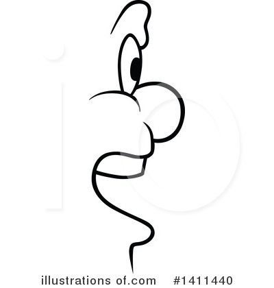 Royalty-Free (RF) Face Clipart Illustration by dero - Stock Sample #1411440
