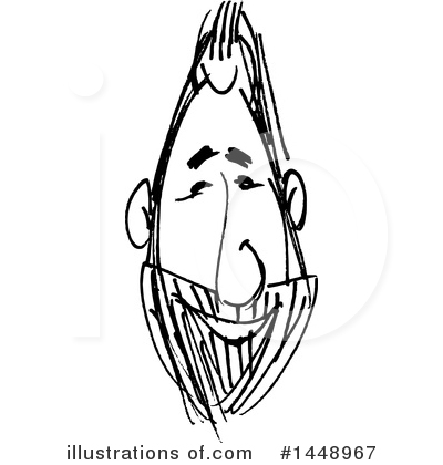 Royalty-Free (RF) Face Clipart Illustration by yayayoyo - Stock Sample #1448967