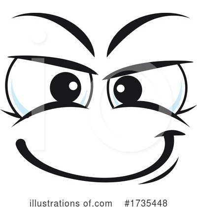 Royalty-Free (RF) Face Clipart Illustration by Vector Tradition SM - Stock Sample #1735448