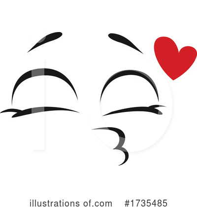 Kiss Clipart #1735485 by Vector Tradition SM