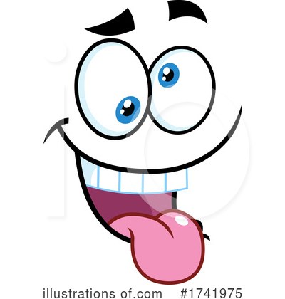Royalty-Free (RF) Face Clipart Illustration by Hit Toon - Stock Sample #1741975