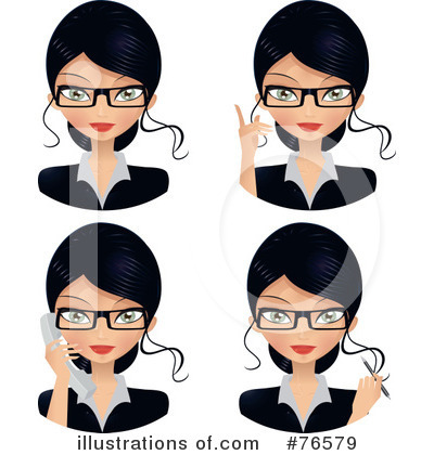 Business Woman Clipart #76579 by Melisende Vector