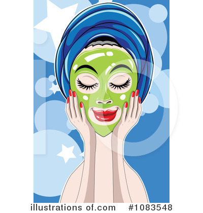 Royalty-Free (RF) Face Mask Clipart Illustration by mayawizard101 - Stock Sample #1083548