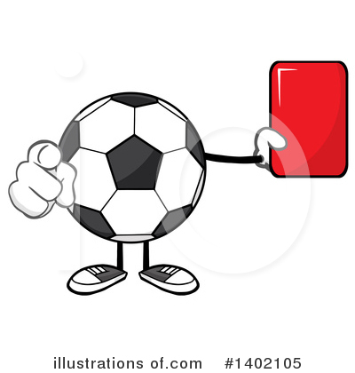 Royalty-Free (RF) Faceless Soccer Ball Clipart Illustration by Hit Toon - Stock Sample #1402105