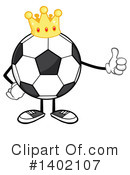 Faceless Soccer Ball Clipart #1402107 by Hit Toon