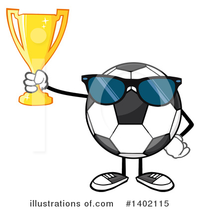 Royalty-Free (RF) Faceless Soccer Ball Clipart Illustration by Hit Toon - Stock Sample #1402115