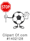 Faceless Soccer Ball Clipart #1402128 by Hit Toon